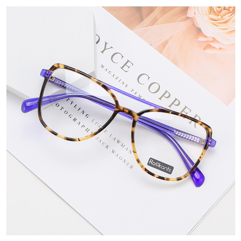 New Exquisite Design acetate cat eye frame lamination woman optics glass frames
