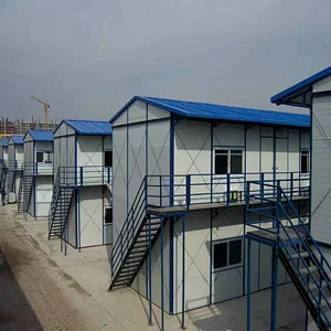 Casa prefabricada tipo T anti-temblor de prueba de agua de suministro de fábrica de China de construcción rápida para la oficina del dormitorio del campo de trabajo del personal temporal