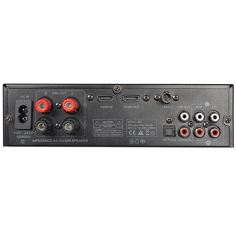 豪韵280蓝牙数字hifi小功放机家用发烧级大功率专业重低音2.1音箱