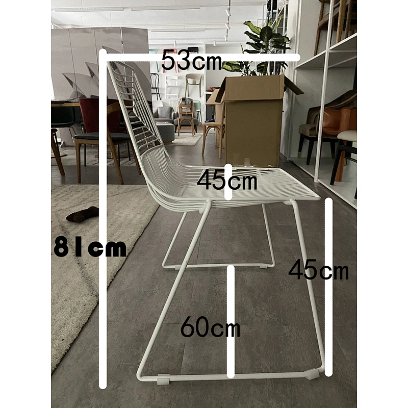Metal wire chair