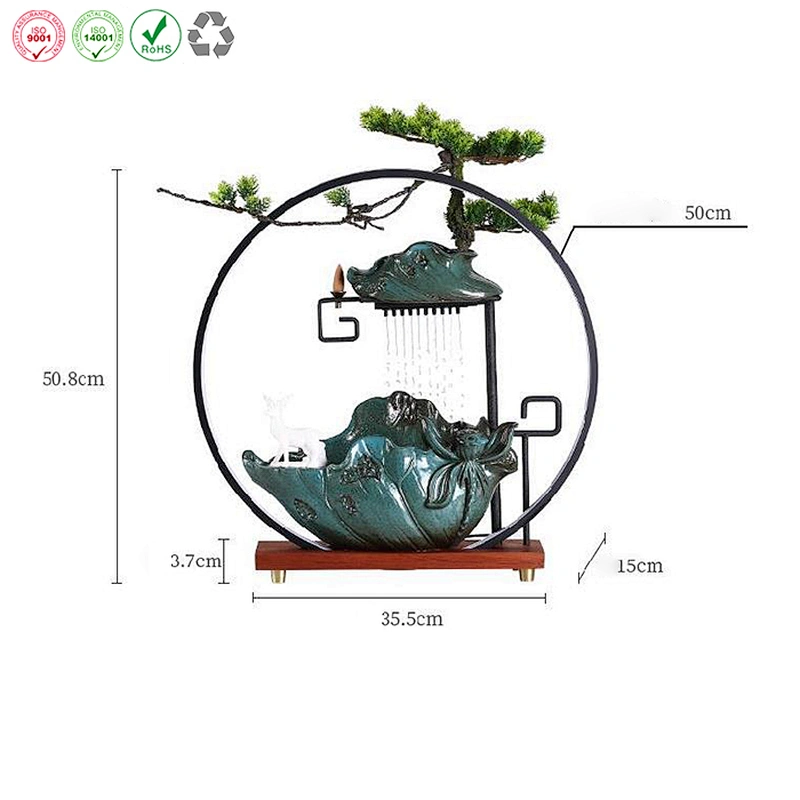 Crafts Fountain Lucky Waterscape Decoration