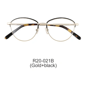 China wholesale brand design cat eye metal optical frame eyeglasses frames styles