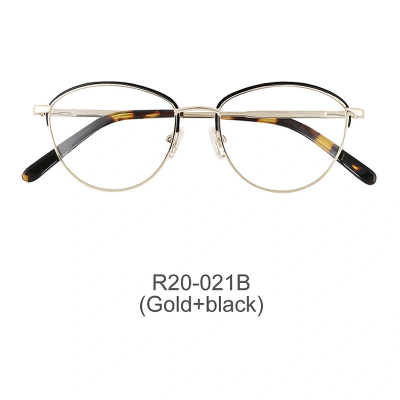 China wholesale brand design cat eye metal optical frame eyeglasses frames styles