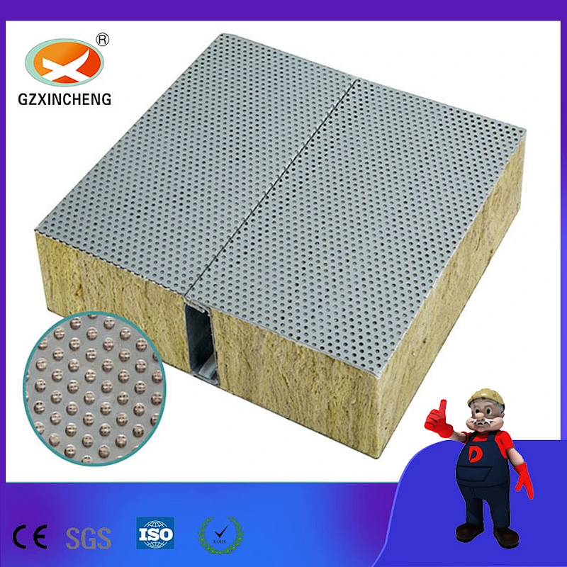 Rock Wool Perforated Acoustic Wall Panel