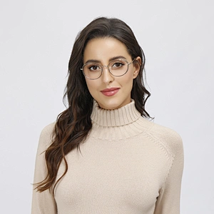 Hot selling custom classic round full rim glasses optical frames handmade metal optical eyeglasses frames