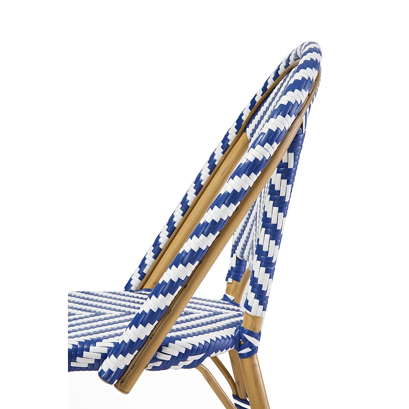 French style bistro rattan stool