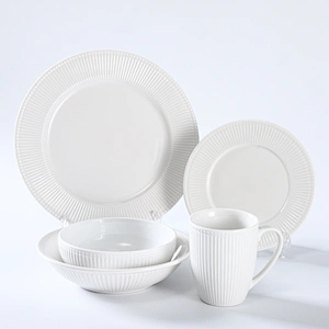 EMBOSSED DINNER SET