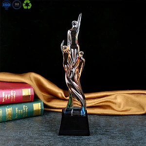 3d glass plaque crystal trophy
