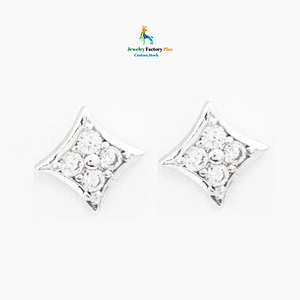 square stud earrings
