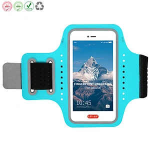 Smart touch waterproof cell phone armband case
