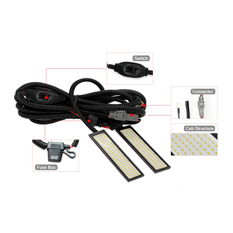 DOCTOR 4X4 UNDER HOOD LIGHT COB LED WITH 3M ADHESIVE STRIP OFFER HIGH BRIGHTNESS