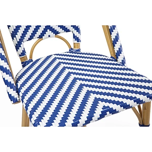 French style bistro rattan stool