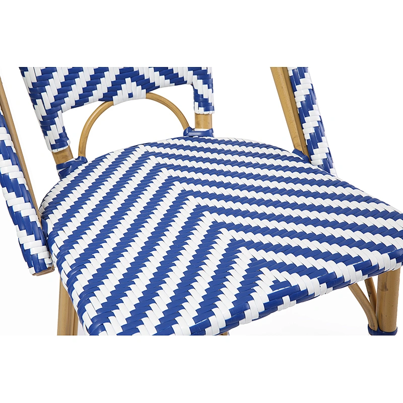 French style bistro rattan stool