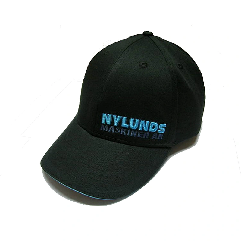 baseball hat without back strap on back with sandwich visor