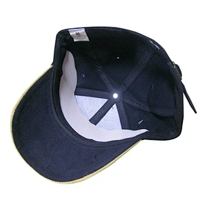 faux leather sports hat with customize embroidery logo