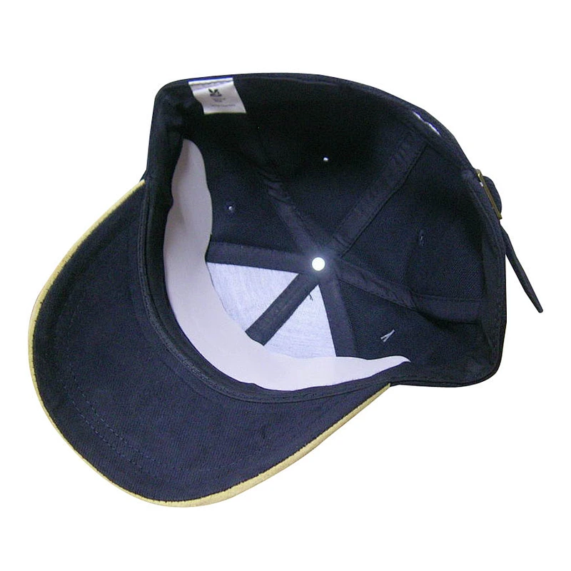 faux leather sports hat with customize embroidery logo