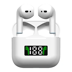 Factory Direct Sales White True Wireless Earbuds With LED Display Sports Running Earplugs