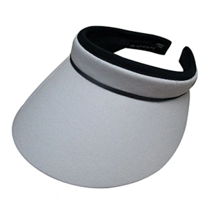 cotton twill clip sun visor hat