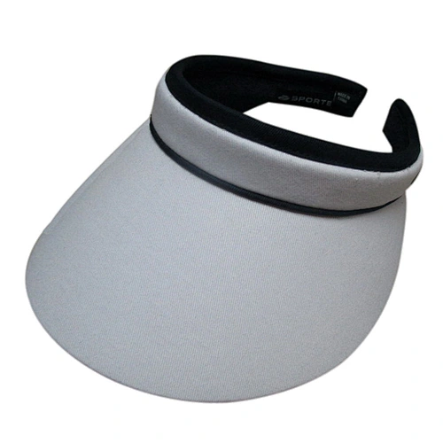 cotton twill clip sun visor hat
