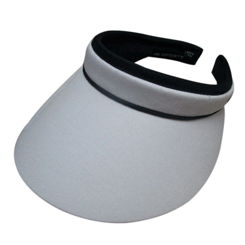 cotton twill clip sun visor hat