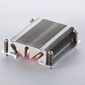 3 Pipes Aluminum Cooler 75W Horizontal Type Heatsnk