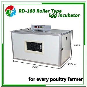 180 chicken roller egg incubator