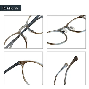 frame glasses optical eyewear acetate unisex round optical lens frame