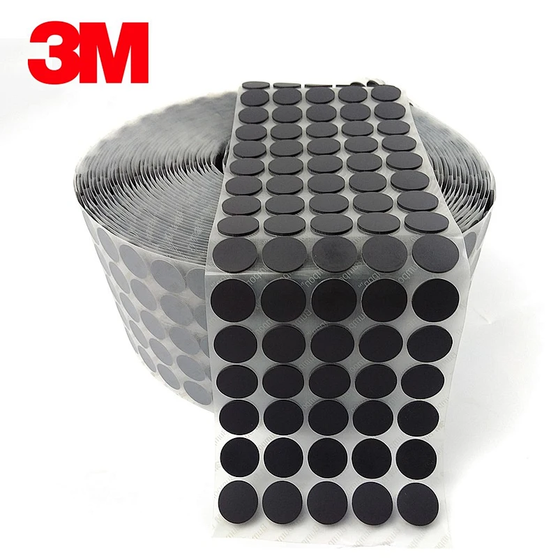 3M Bumpon Resilient Roll Stock Rubber Footing Product 3M SJ5808 black color