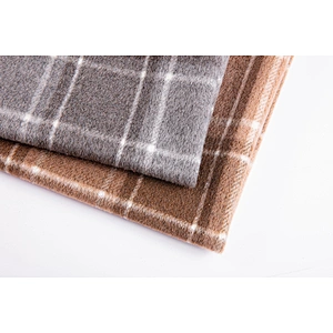 Woven Fabric Yarn-dyed Overcoat For Ladies