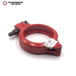 11936886 Concrete Pump Spare Parts L125ABCW46D.3.1.10 DN125 Forged Concrete Pump Pipe Clamp For SANY