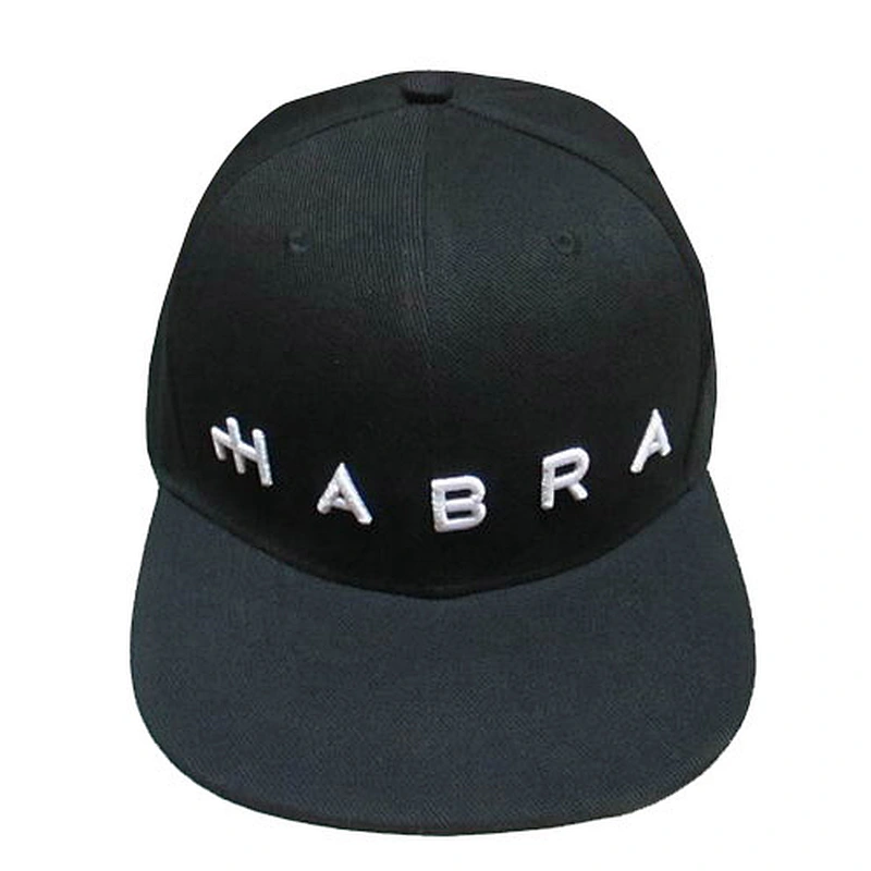 Custom Flat Brim 3D/raised Embroidery Snapback Cap/Hat