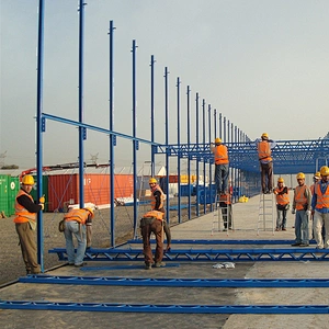 Customized Sandwich Panel Modular House Three Storey K Type Prefab House