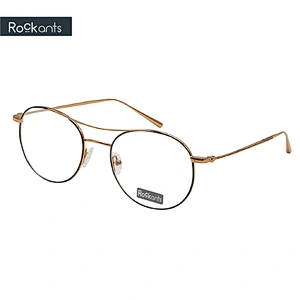 New design high quality round men spectacle frame optical frames metal frames eyeglasses