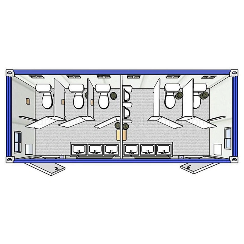 Portable Container House for Public Toilet