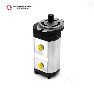 60086040 Hydraulic Double Gear Pump , P097-16 High Pressure Hydraulic Gear Pump