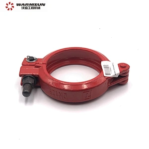 11936886 Concrete Pump Spare Parts L125ABCW46D.3.1.10 DN125 Forged Concrete Pump Pipe Clamp For SANY
