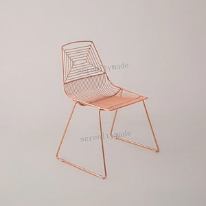 Metal wire chair