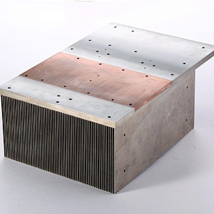 Aluminum copper pipe cooling plate heatsink