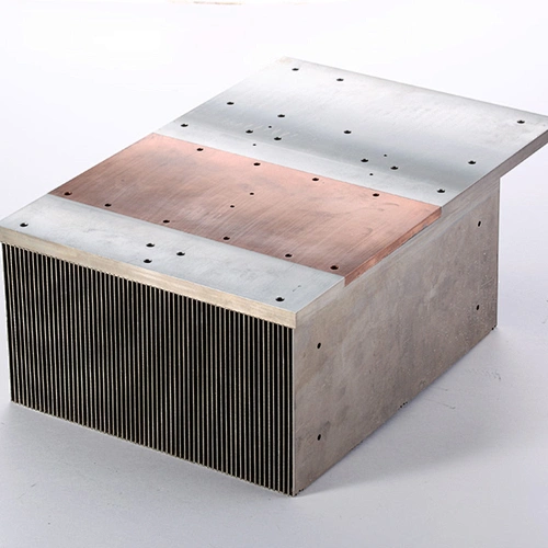 Aluminum copper pipe cooling plate heatsink
