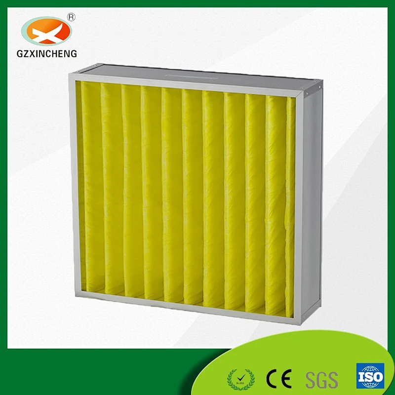EN779 F9 Non-woven Fabric Pleated Panel Air filter