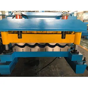 Slant Arc Glazed Tile Machine Roofing Sheet Forming Machine