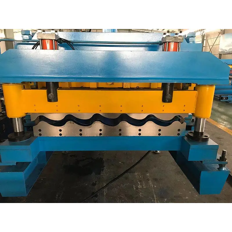 Slant Arc Glazed Tile Machine Roofing Sheet Forming Machine