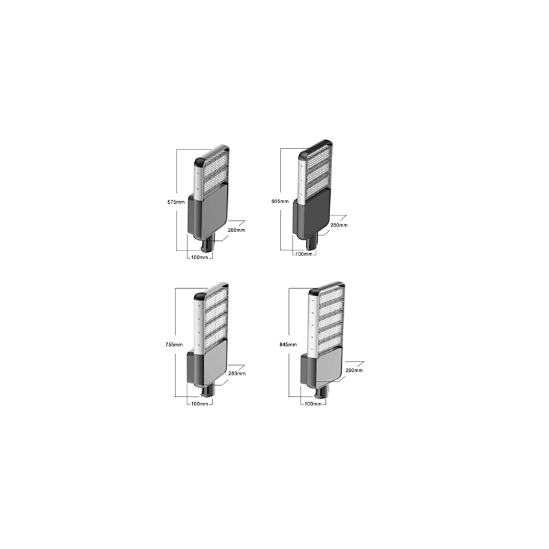 Semi-Integrated Solar Street Lights