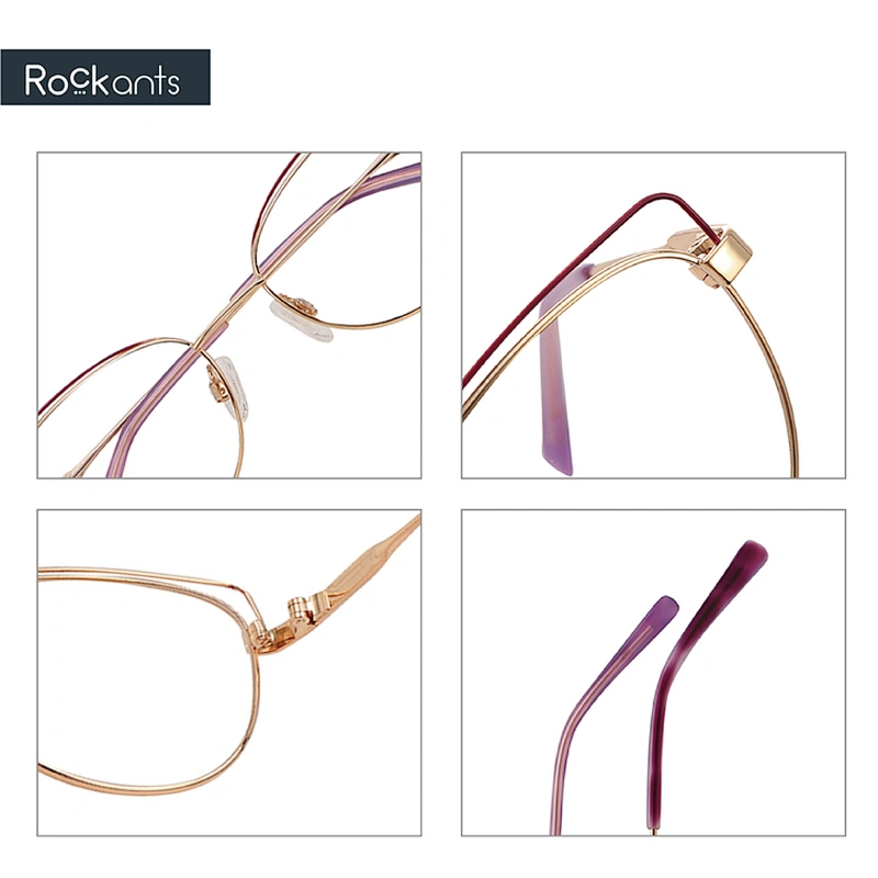 High quality durable glasses frame fashion cat eye metal optical glasses frame