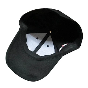 black color customize logo fitted baseball hat