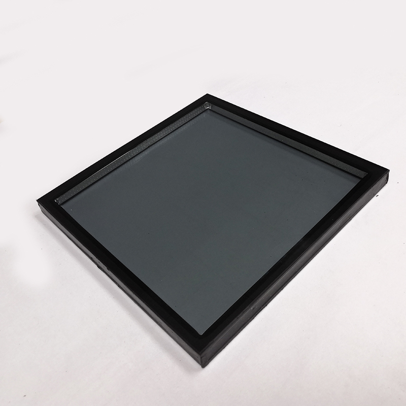 Grey reflective tempered insulated igu double glazing thermal glass