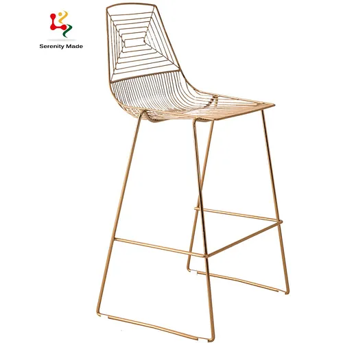 Metal bar stool
