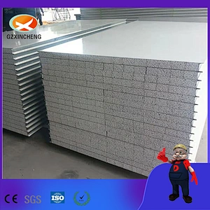 Panel sándwich de silicato ignífugo para casa prefabricada