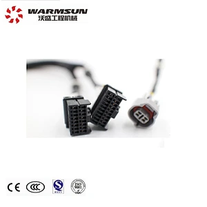 Copper DC30V Excavator Wiring Harness Excavator Electric Parts