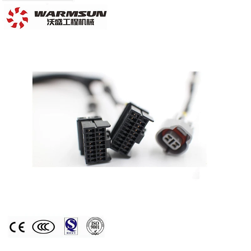 Copper DC30V Excavator Wiring Harness Excavator Electric Parts